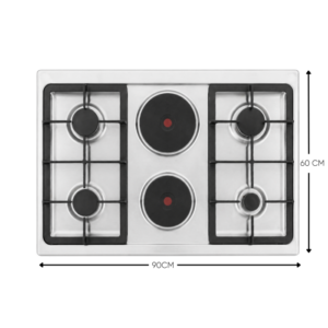 Ramtons 4G+2E 90X60 COOKER - RC/398